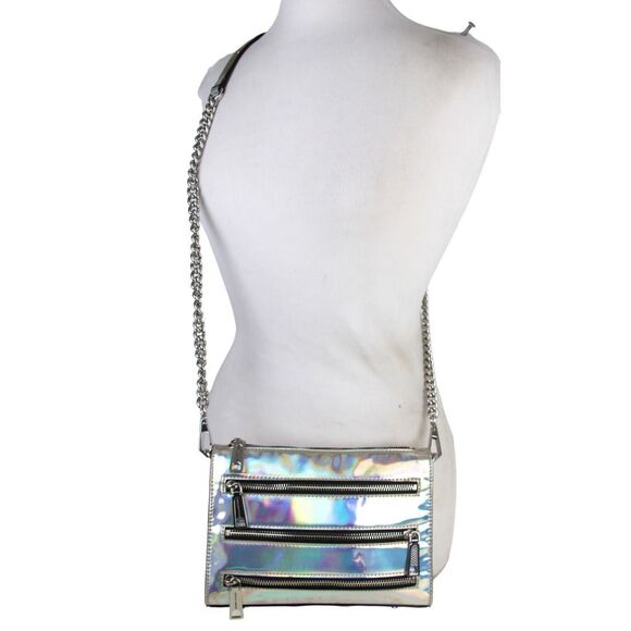Rebecca Minkoff Silver Crossbody Bag - Picture 2 of 16